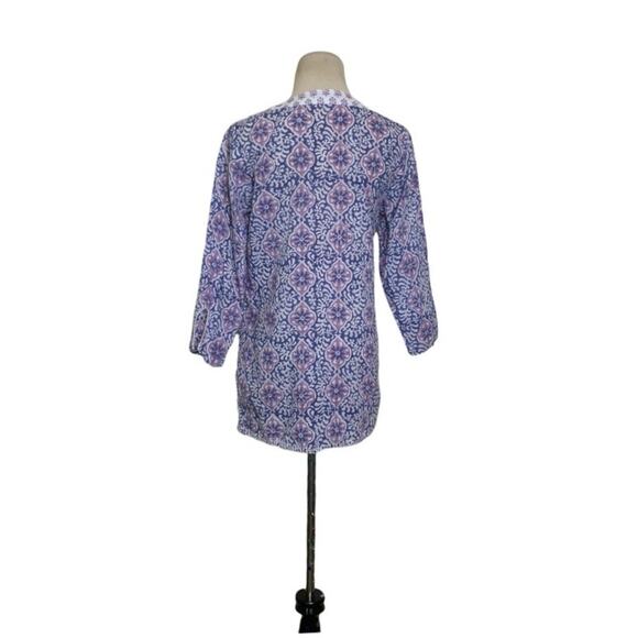 Rikshaw Design 3/4 sleeves multicolor tunic size XS - Picture 3 of 9